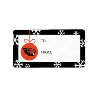 Oregon State Beavers | Beaver Head Adressetikett