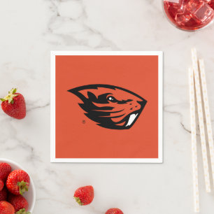 Oregon State Beavers Beaver Head Pappersservett