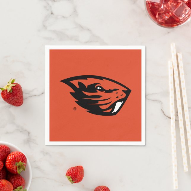Oregon State Beavers | Beaver Head Pappersservett (Insitu)