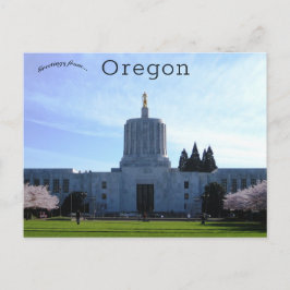 Oregon State Capitol i Salem Oregon Vykort