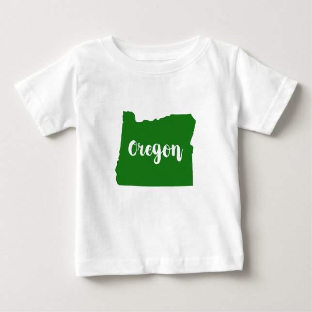 Oregon State-Grönt T-shirt (Framsida)