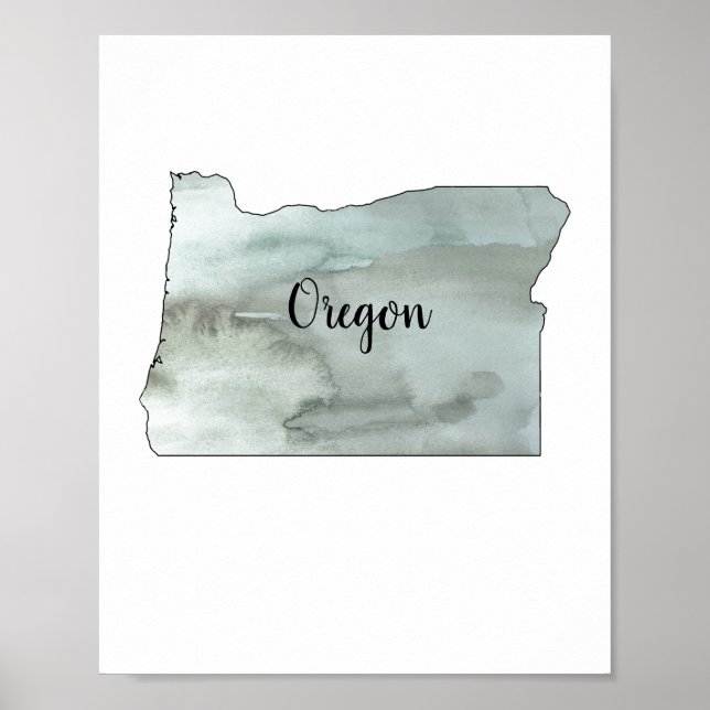 Oregon State Illustration Poster (Framsidan)