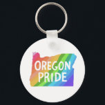 Oregon State Karta Illustration RAINBOW PRIDE Nyckelring<br><div class="desc">Kolla in nyckelkedjan fantastisk med karta i Oregon. Lägg till en egen text eller ändra färgen i bakgrunden. Kolla min butik efter fjärilar,  fåglar,  ryttare,  camping,  vandring,  blommor och mycket mer!</div>