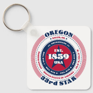 Oregon State-nyckelkedja Nyckelring