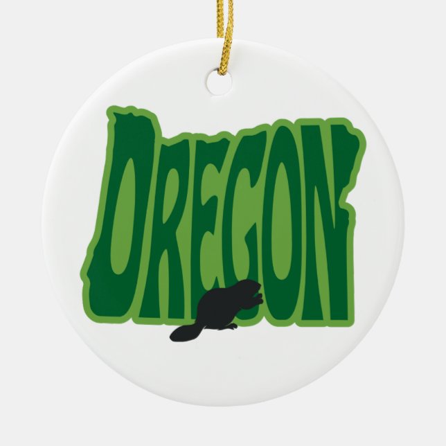 Oregon-staten Julgran Ornament (Framsidan)