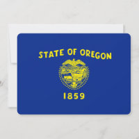 Oregon Statlig flagga Design