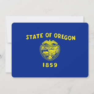 Oregon Statlig flagga Design