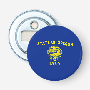 Oregon Statlig flagga Design Decor Flasköppnare