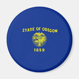 Oregon Statlig flagga Design Magnet