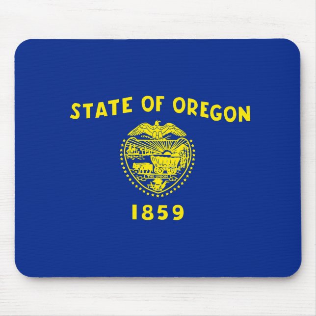 Oregon Statlig flagga Design Musmatta (Framsidan)