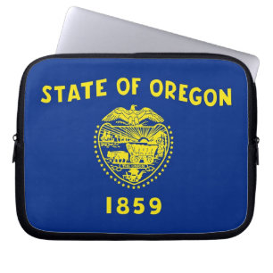 Oregon Statlig flagga Laptop sleeve