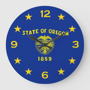 Oregon Statlig flagga på Stor Klocka