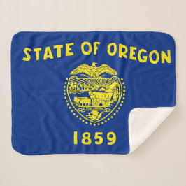 Oregon Statlig flagga Print Patriotic