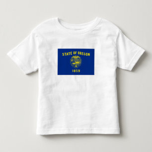 Oregon Statlig flagga T Shirt