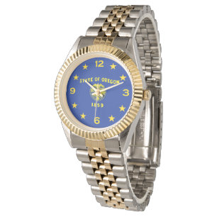 Oregon Statlig flagga Watch Design Armbandsur