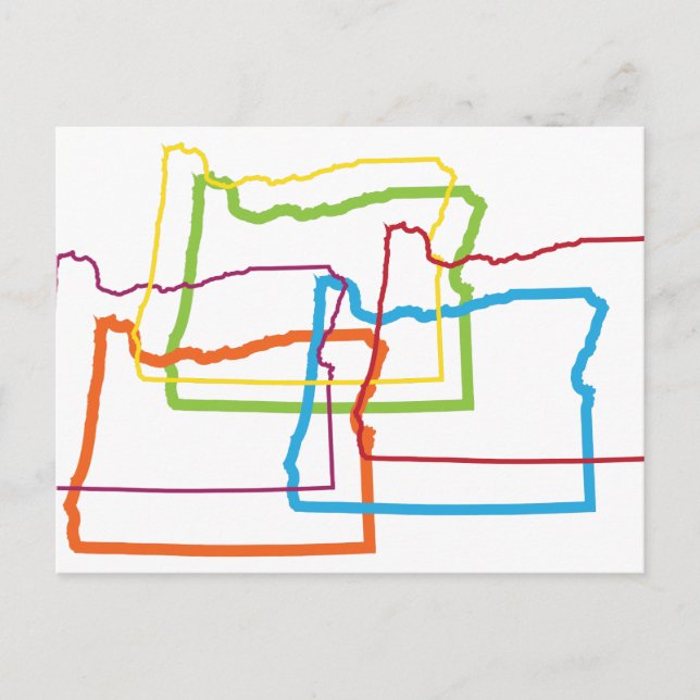 Oregon stolthet sudd vykort (Framsida)