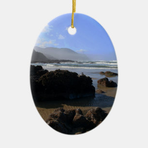 Oregon strand julgransprydnad keramik