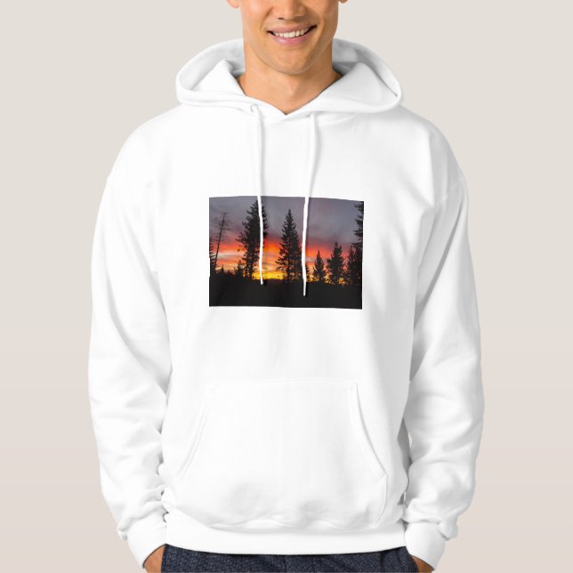 Oregon Sunrise Hoodie Sweatshirt (Framsida)