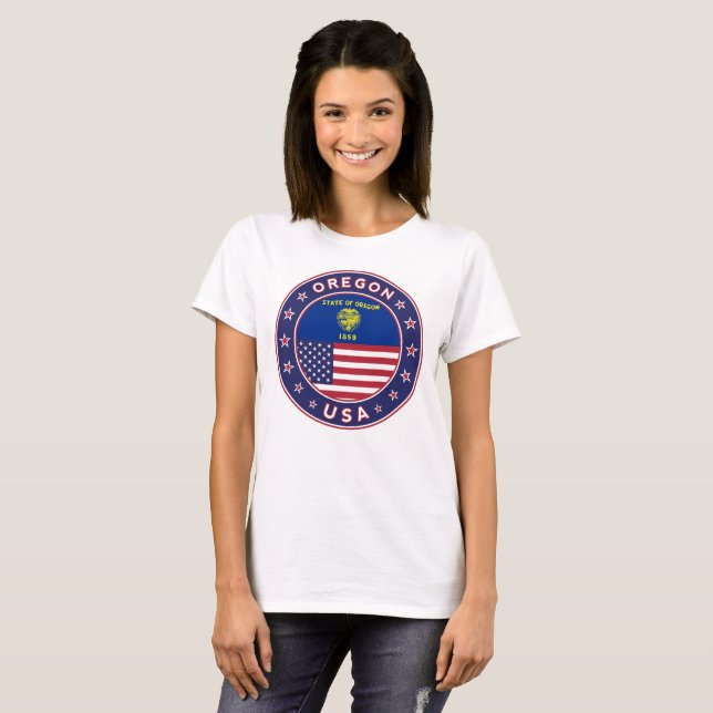 Oregon T Shirt (Hel framsida)
