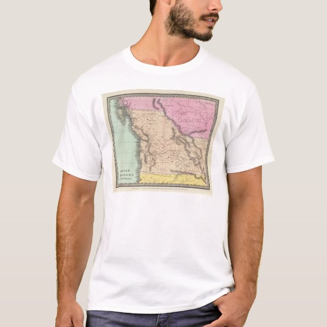 Oregon territorium t-shirt (Framsida)