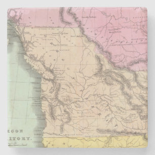 Oregon territorium underlägg sten