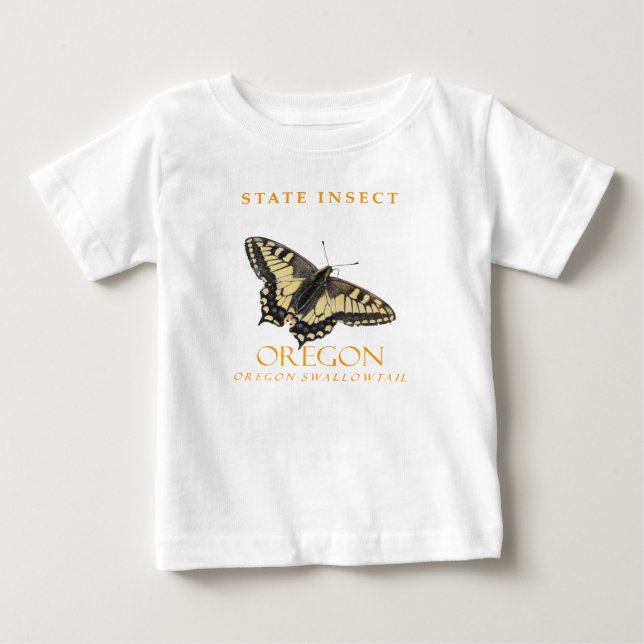 Oregon Territory Insekt Oregon Svalstjärt T Shirt (Framsida)