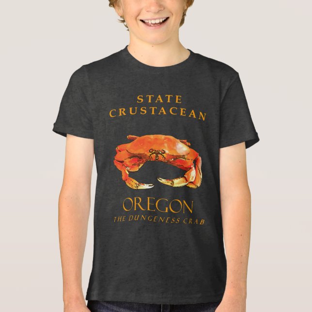 Oregon Territory kräftdjur Dungeness-krabba T Shirt (Framsida)