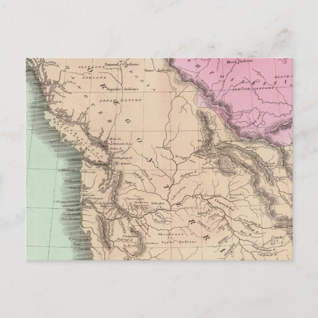 Oregon Territory Vykort (Framsida)