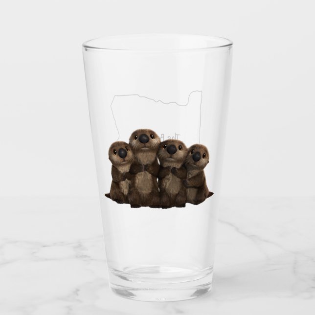 Oregon-the-Beaver-läget Glaskopp (Framsida)