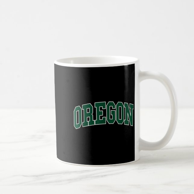 Oregon - Throwback Design - Clic  Kaffemugg (Höger)