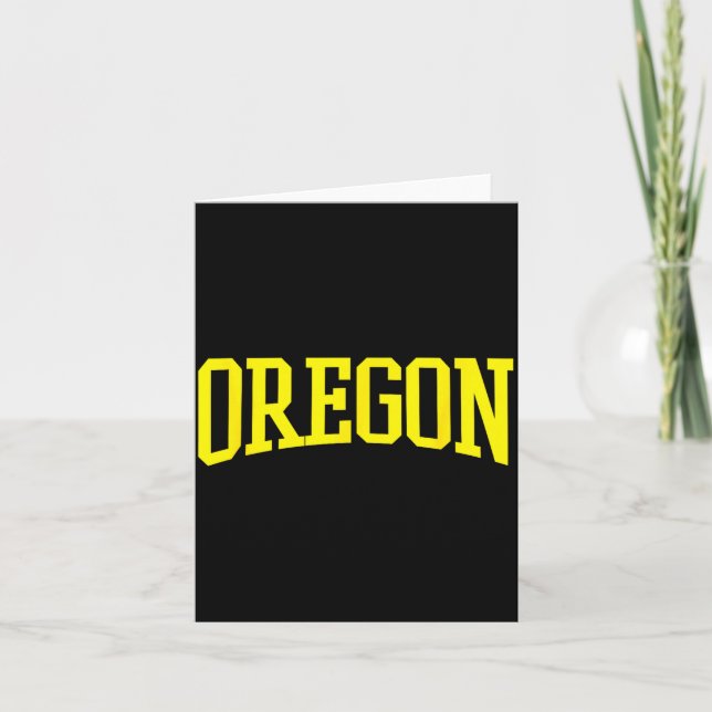 Oregon - Throwback Design - Clic  Kort (Framsida)