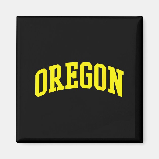 Oregon - Throwback Design - Clic  Magnet (Framsidan)