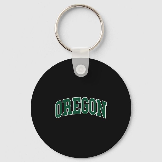 Oregon - Throwback Design - Clic  Nyckelring (Framsida)