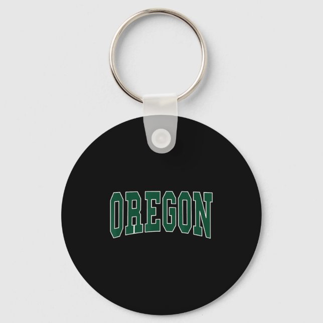 Oregon - Throwback Design - Clic  Nyckelring (Framsida)