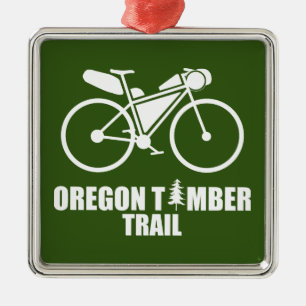 Oregon Timber Trail Bikepacking Julgransprydnad Metall