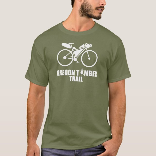 Oregon Timber Trail Cykelpackning T Shirt (Framsida)