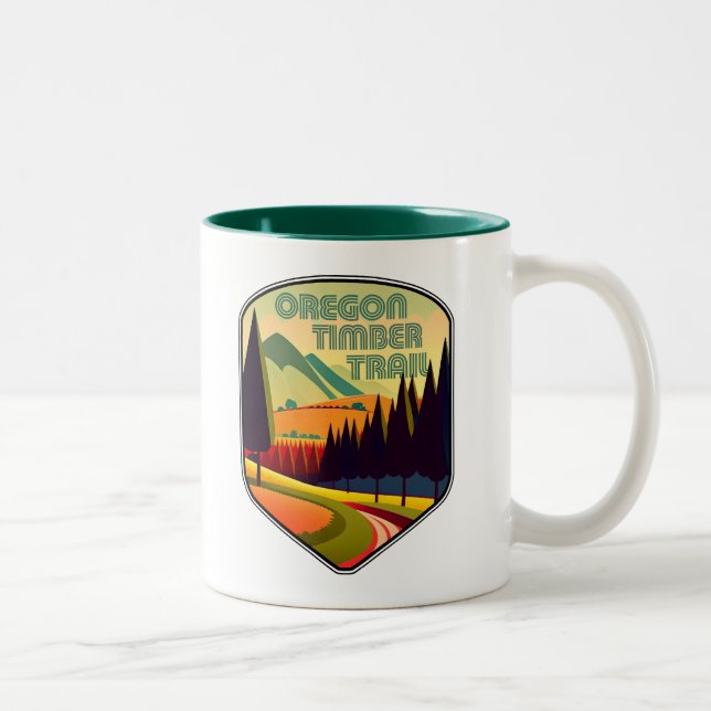 Oregon Timber Trail Färg Två-Tonad Mugg (Höger)