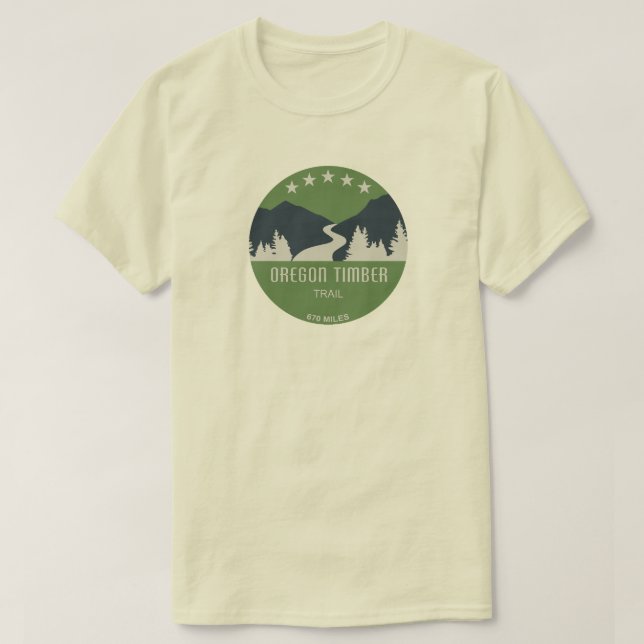 Oregon Timber Trail T Shirt (Design framsida)