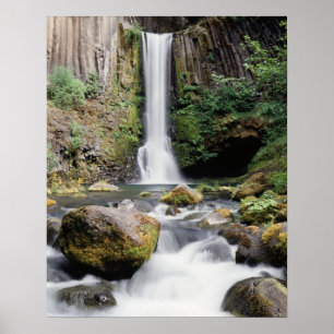 Oregon-, Toketefalls- och basalt sten-formationer Poster