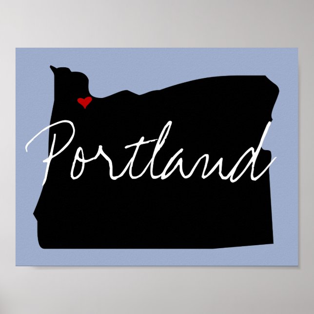 Oregon Town Poster (Framsidan)