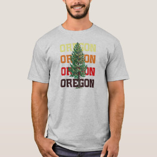 oregon träd t-shirt