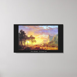 Oregon Trail - Albert Bierstadt Canvastryck