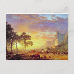 Oregon Trail - Albert Bierstadt Vykort