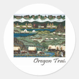 Oregon Trail Runt Klistermärke
