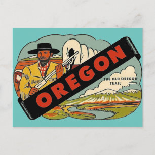 Oregon Trail Travel-vykort Vykort
