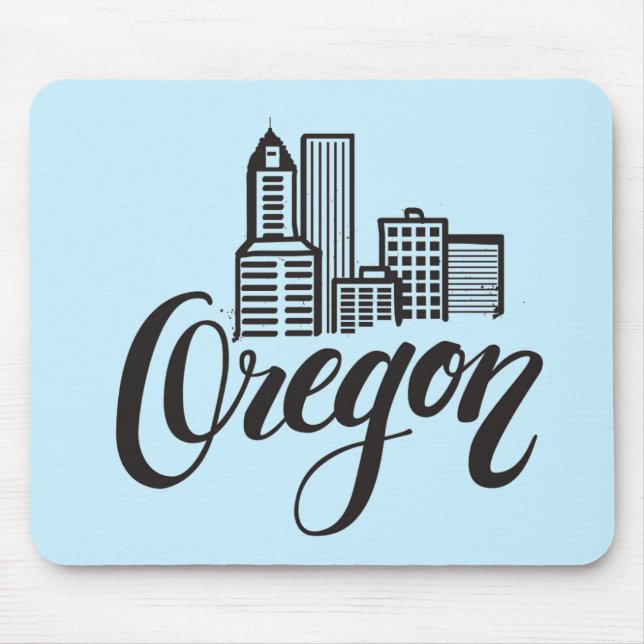 Oregon typografidesign musmatta (Framsidan)