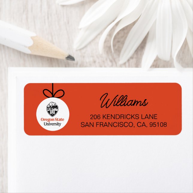 Oregon Universiteten Returadress Etikett (Insitu)