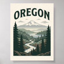 Oregon Vacker Landskap