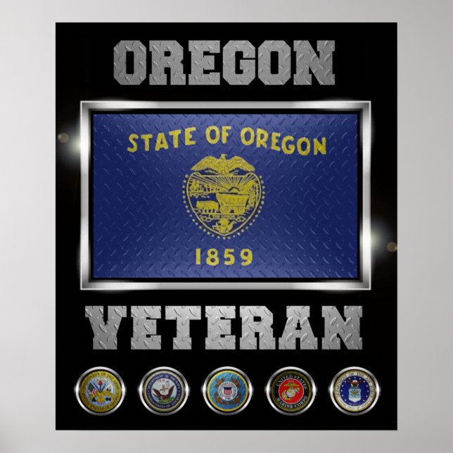 Oregon Veteran poster (Framsidan)