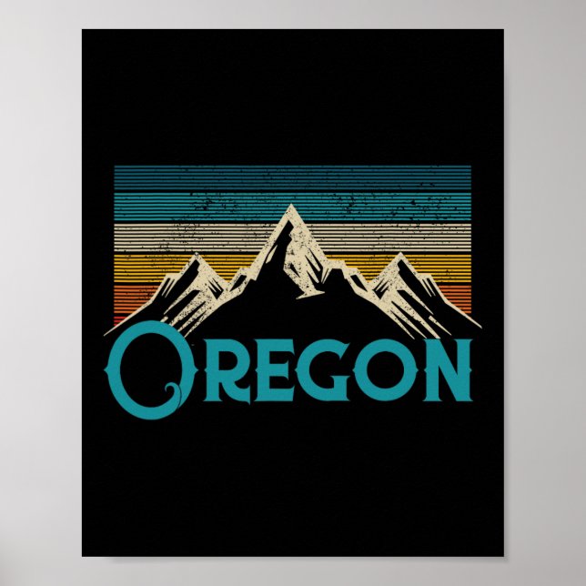 Oregon Vintage Souvenir Poster (Framsidan)